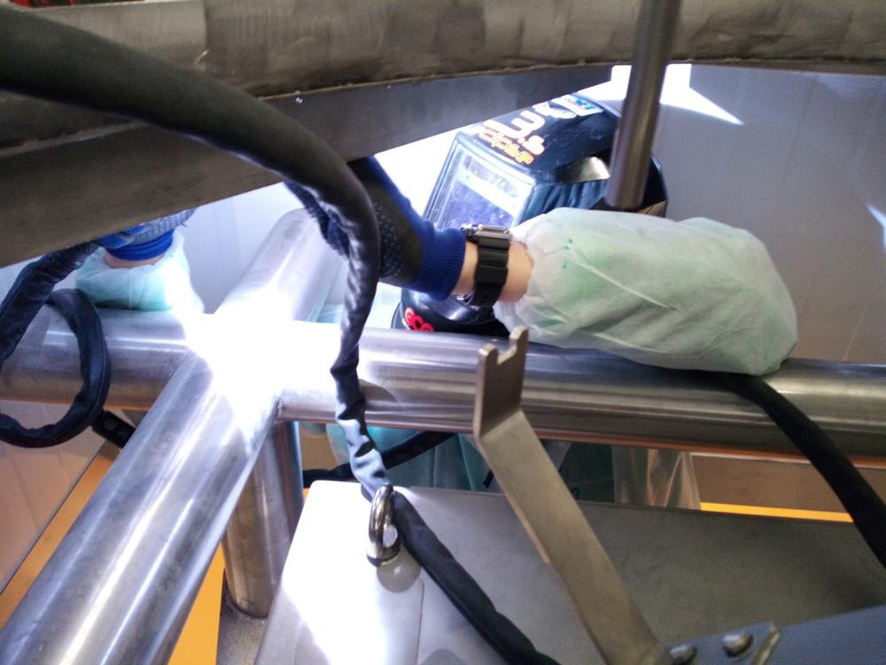 maintenance machine avec soudure