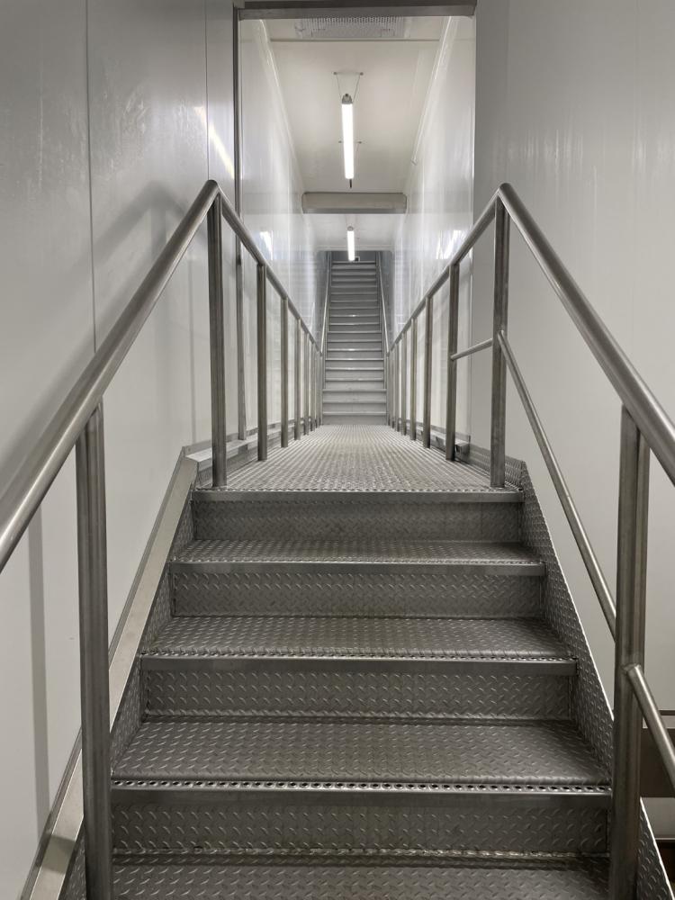 escalier métallique